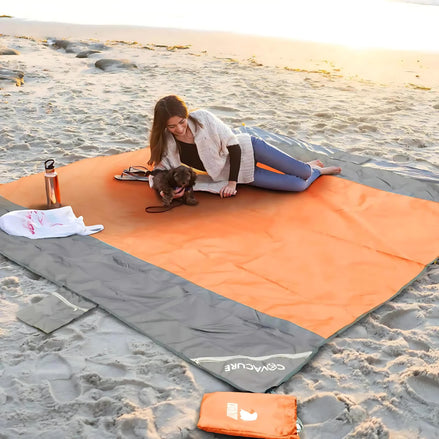 Covacure Extra Large Beach Blanket - Waterproof & Sandproof
