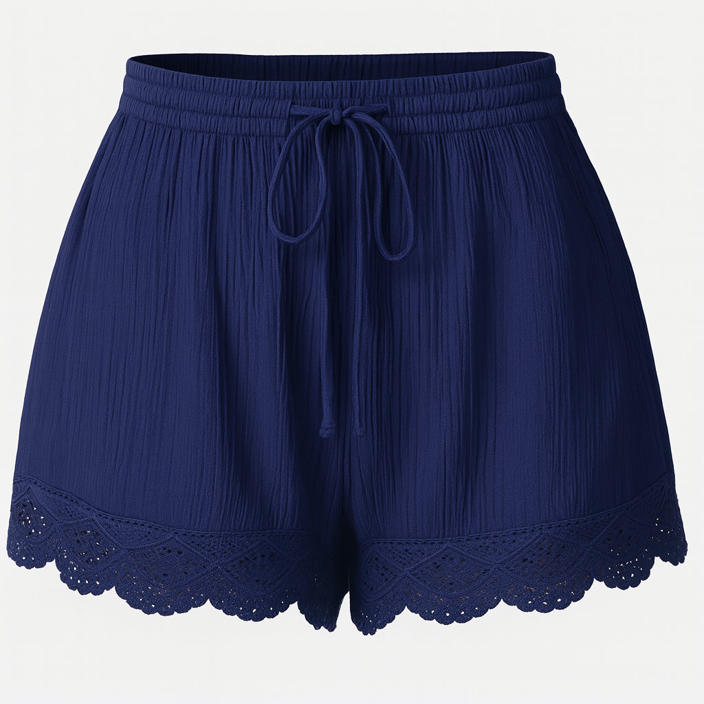 Plus Size Summer Women’s Casual Beach Shorts – Lightweight & Stylish by Wave & Hang