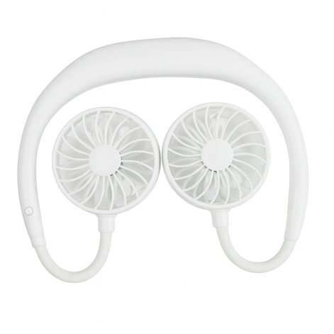Portable USB Neck Fan – Hands-Free Mini Cooling Fan for Students, Travel & Outdoor Use by Wave & Hang