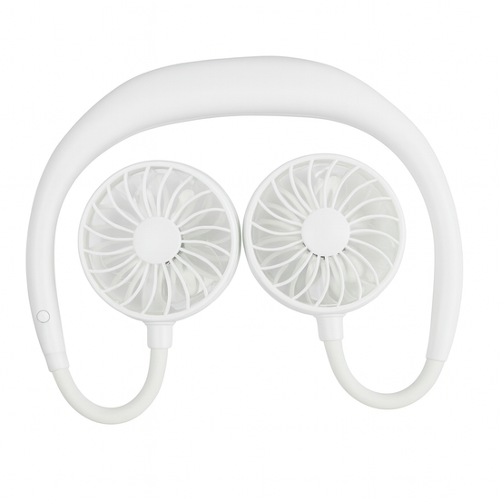 Portable USB Neck Fan – Hands-Free Mini Cooling Fan for Students, Travel & Outdoor Use by Wave & Hang