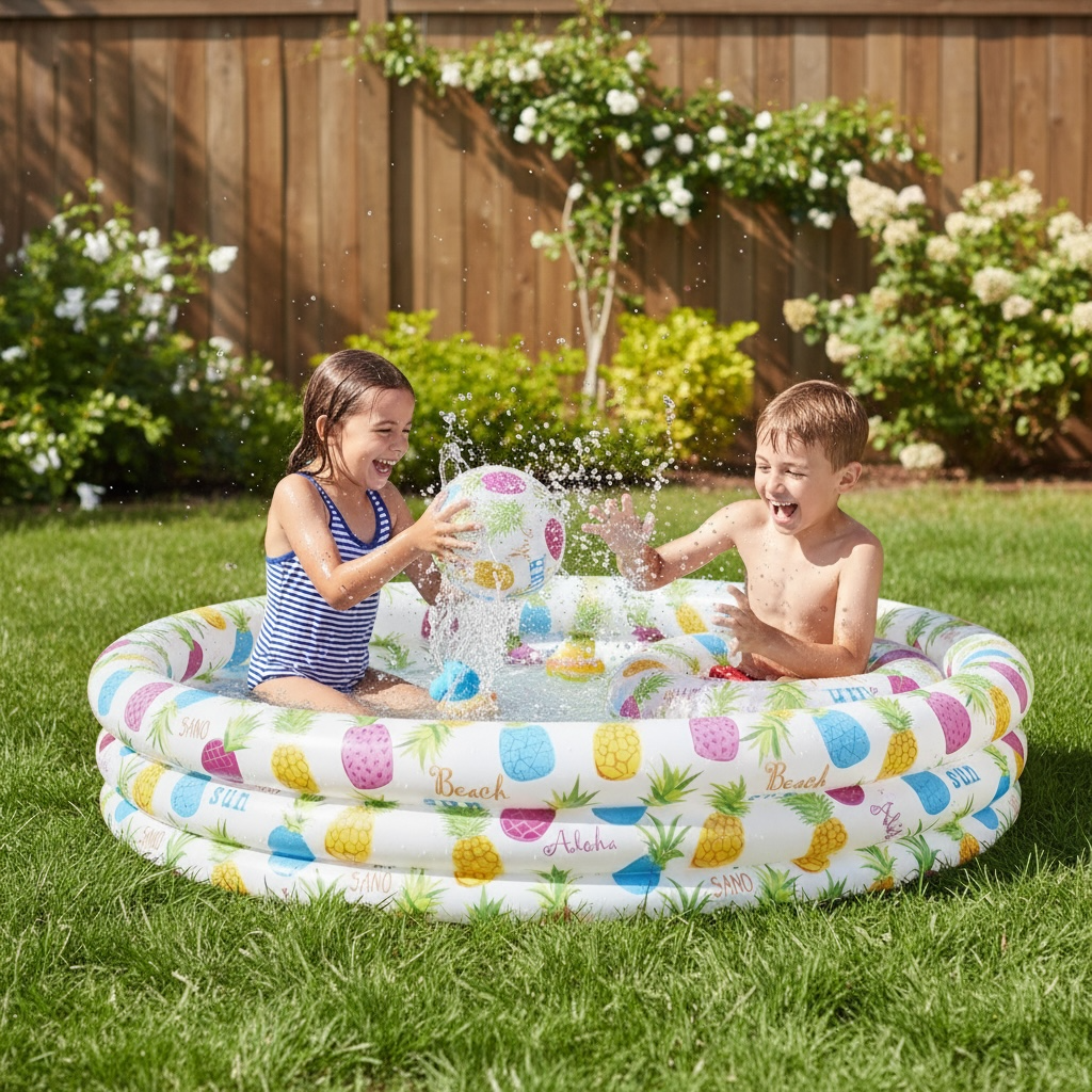 Inflatable Ocean Ball Pool for Kids – Summer Joy by FunWave by Wave & Hang
