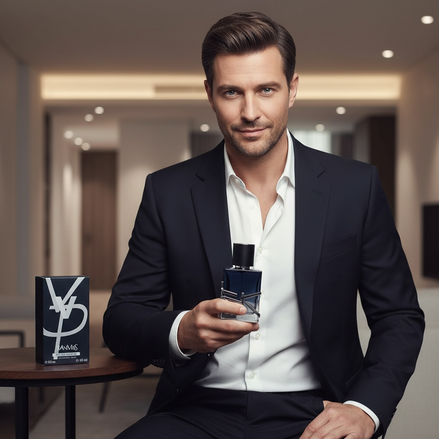 Gentleman’s Blue Ocean Perfume for Men 50ml | Long-Lasting Fresh Ocean Scent by Wave & Hang