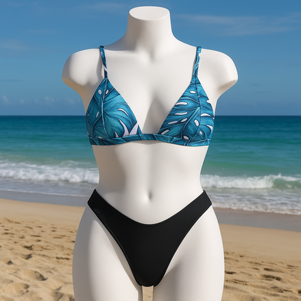 Tropical Elegance Bikini Set – Sexy Thong Swimsuit for Bold Summer Style