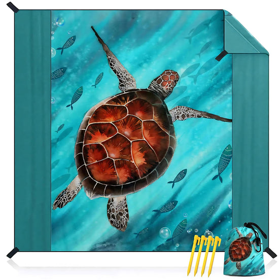 BeeGreen Sandfree Beach Blanket - Waterproof & Extra Large