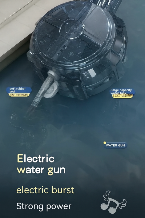 Summer Electric Automatic Water Gun – High-Pressure Rechargeable Blaster by Wave & Hang