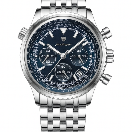 Luxury Waterproof Luminous Chronograph Watch for Men – Multi-Functional Sports & Business Design