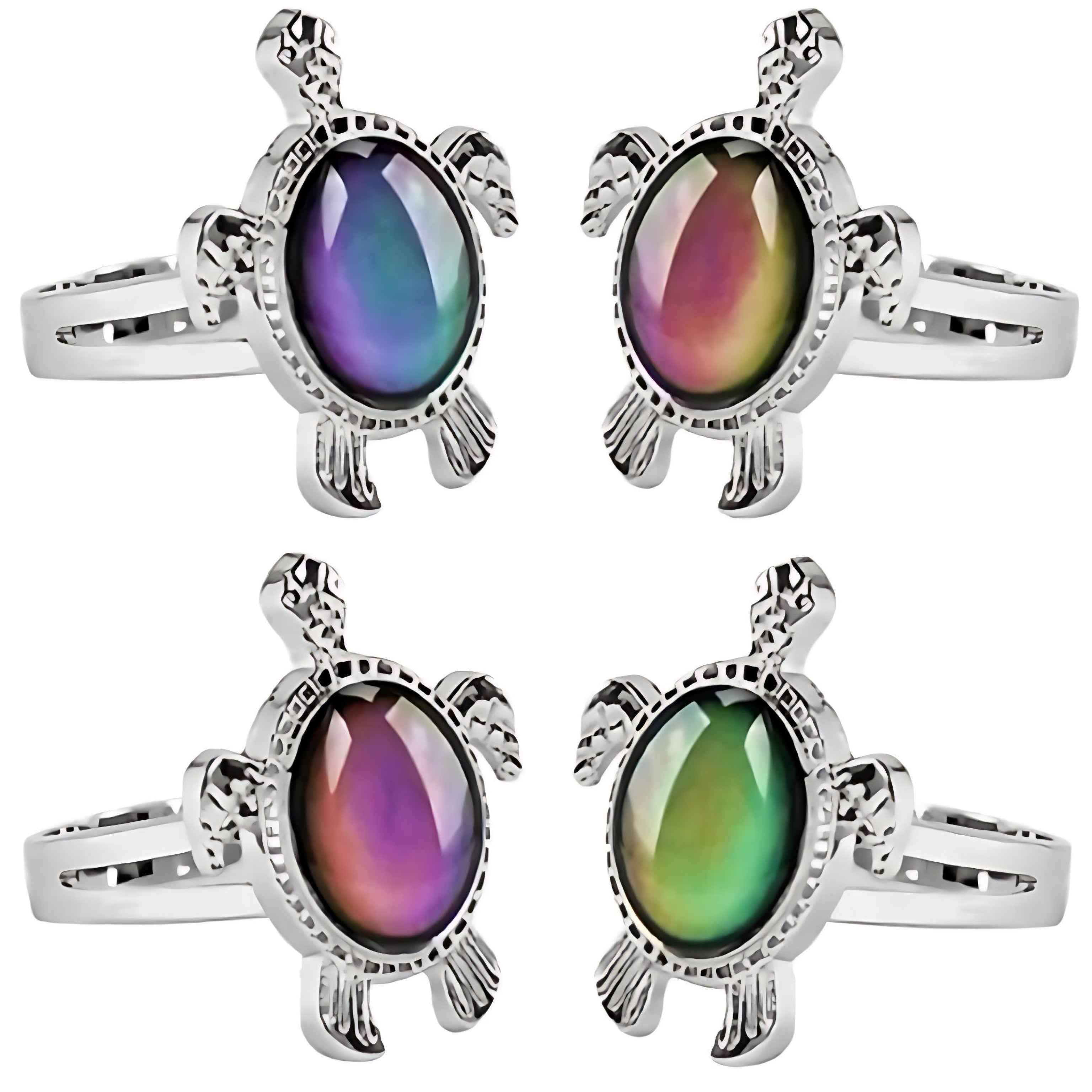 Blue Ocean Turtle Necklace – Elegant Ocean-Inspired Silver Pendant with Adjustable Chain