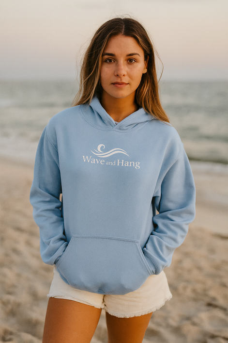 Wave and Hang Unisex Heavy Blend Hoodie | Gildan 18500 by Wave & Hang