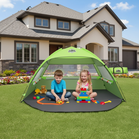 JOYIN Beach Tent – UV Protection for 2-3 People, Portable & Easy Setup