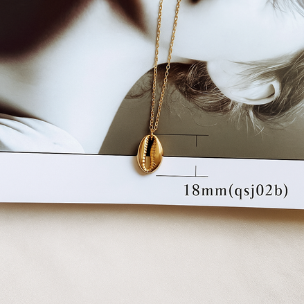 Alloy Shell Necklace | Ocean Life Pendant for Women – Elegant Beach Jewelry Gift