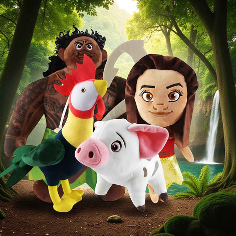 Moana Princess Plush Toy – Soft Ocean Adventure Doll for Kids, Cuddly Stuffed Toy Gift for Girls and Boys