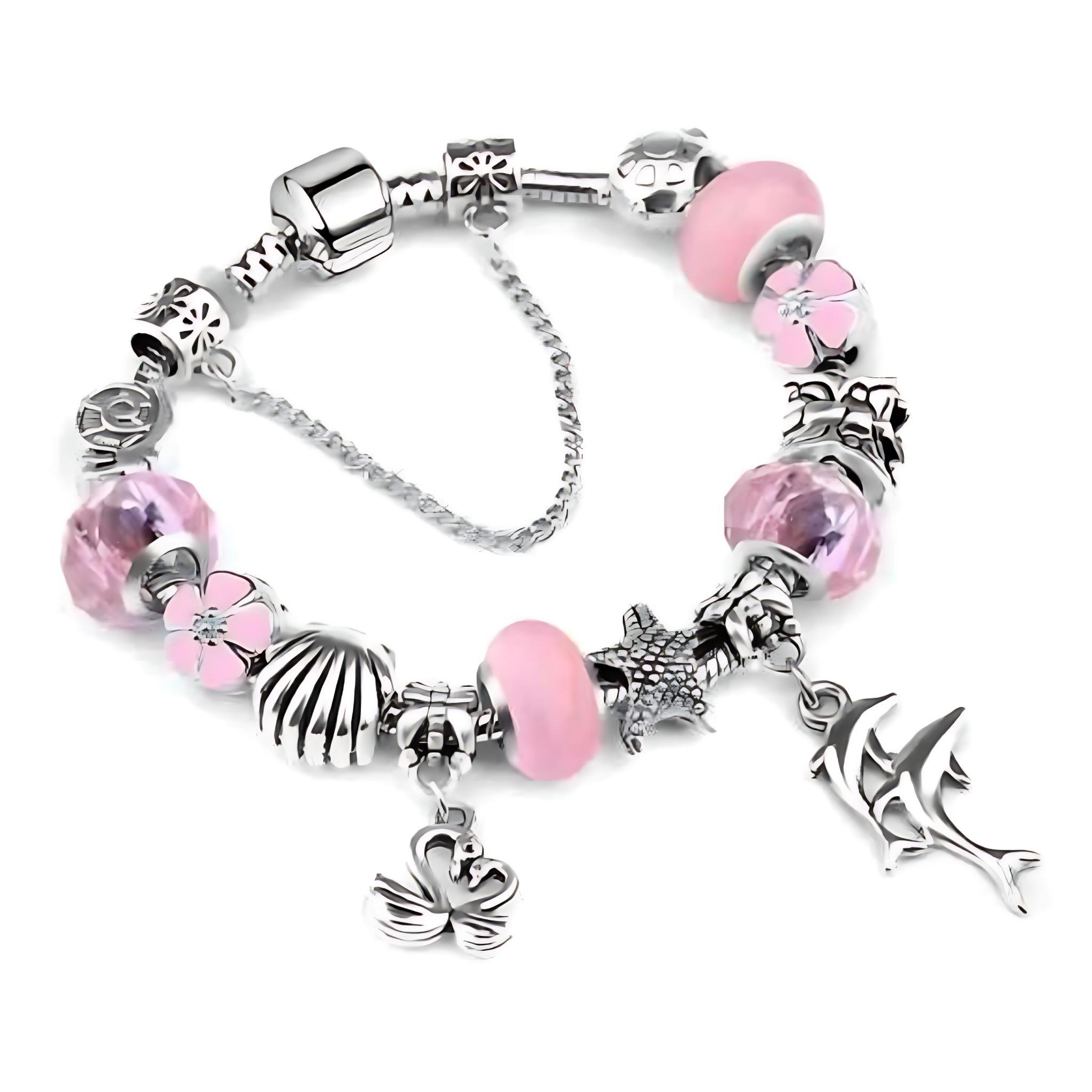 Trendy Ocean Animal Crystal Bracelet – Women’s Marine Charm Jewelry by Wave & Hang