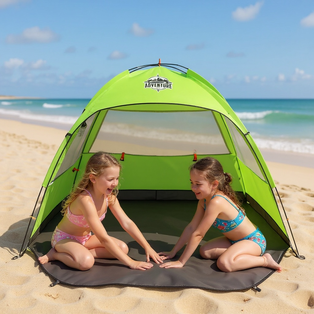 JOYIN Beach Tent – UV Protection for 2-3 People, Portable & Easy Setup