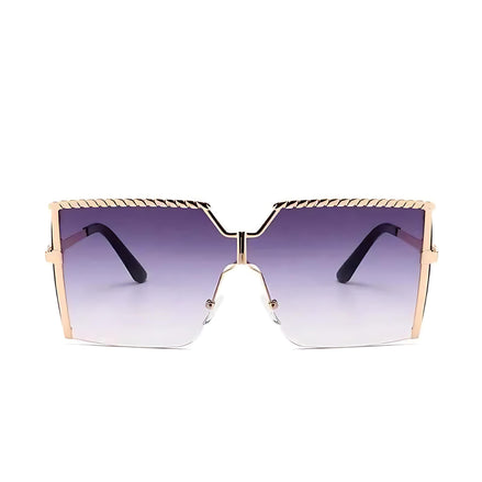 Trendy Frameless Sunglasses | UV400 Ocean Lens Fashion Shades by Wave & Hang