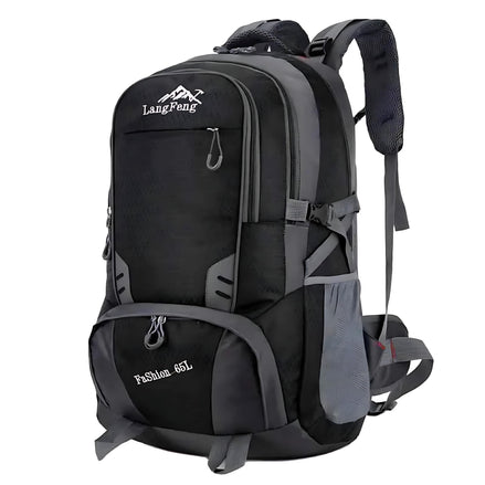 Outdoor Waterproof Backpack – Wear-Resistant Nylon, 15″ Laptop Compartment by Wave & Hang