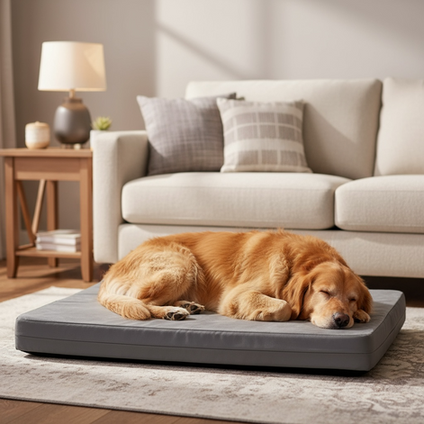 Waterproof Orthopedic Dog Bed With Non Slip Durable Mattress by Wave & Hang