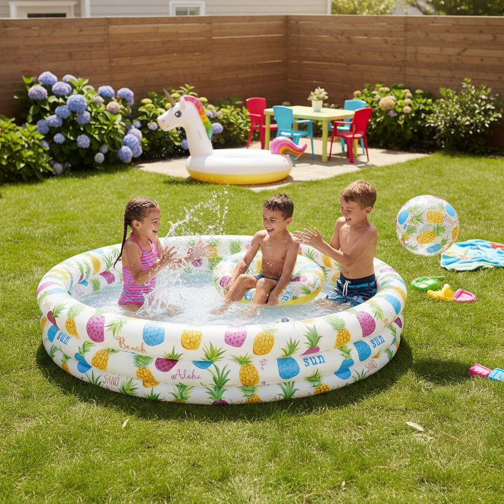 Inflatable Ocean Ball Pool for Kids – Summer Joy by FunWave by Wave & Hang