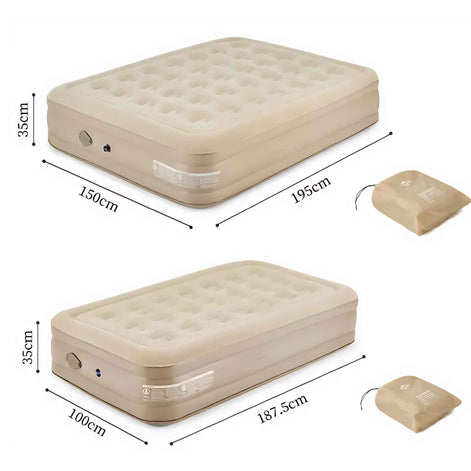 AirRest Inflatable Cushion – Lightweight Air Mattress for Camping, Hiking, and Home | Single & Double Portable Air Bed