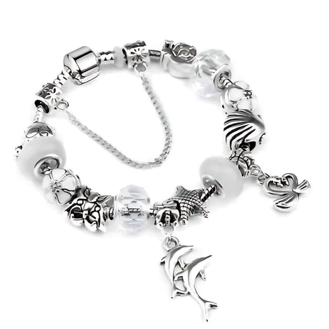 Trendy Ocean Animal Crystal Bracelet – Women’s Marine Charm Jewelry by Wave & Hang