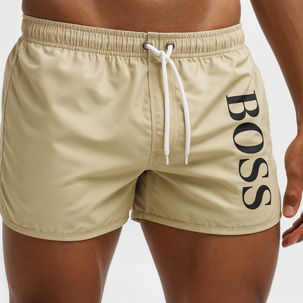 Men’s Multi-Color Beach Shorts – Stylish Polyester Swimwear