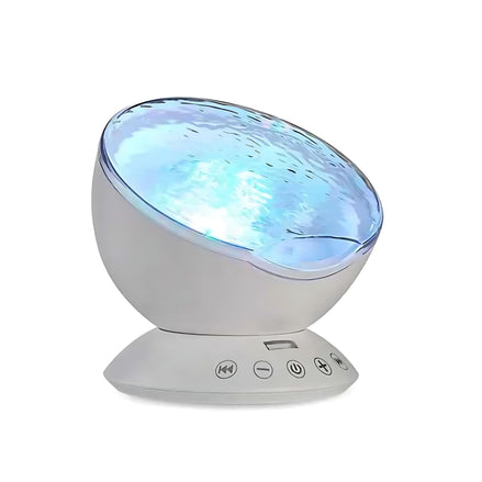 Ocean and Star Projector Lamp – LED Wave Light with Remote Control | Relaxing Night Light for Bedroom, Meditation & Home Decor