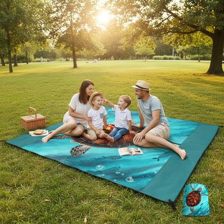BeeGreen Sandfree Beach Blanket - Waterproof & Extra Large