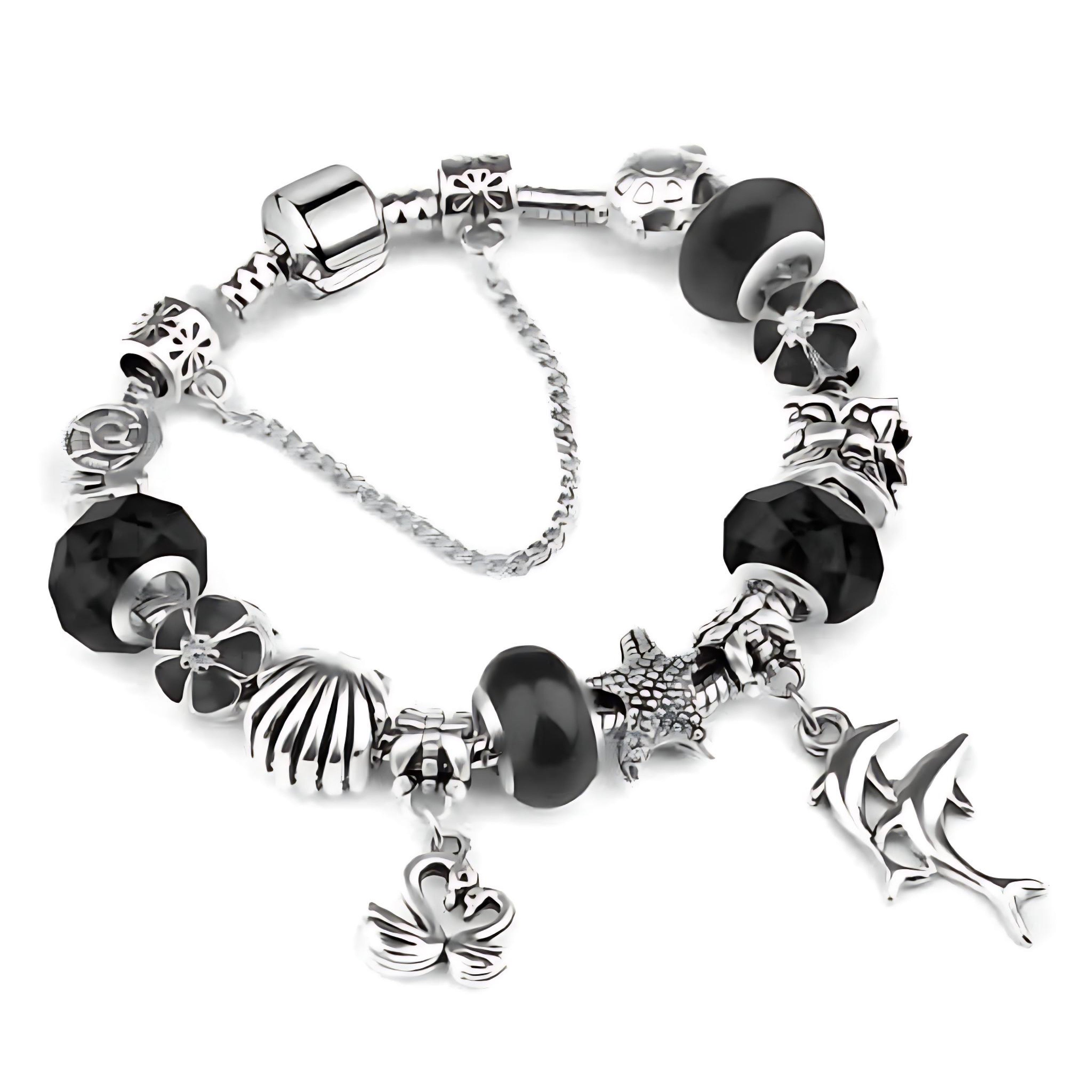 Trendy Ocean Animal Crystal Bracelet – Women’s Marine Charm Jewelry by Wave & Hang