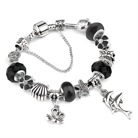 Trendy Ocean Animal Crystal Bracelet – Women’s Marine Charm Jewelry by Wave & Hang