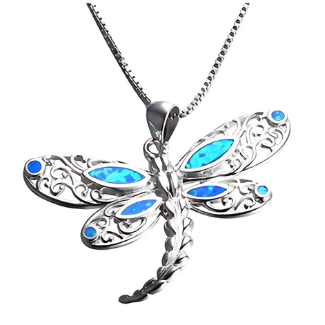 Blue Ocean Turtle Necklace – Elegant Ocean-Inspired Silver Pendant with Adjustable Chain