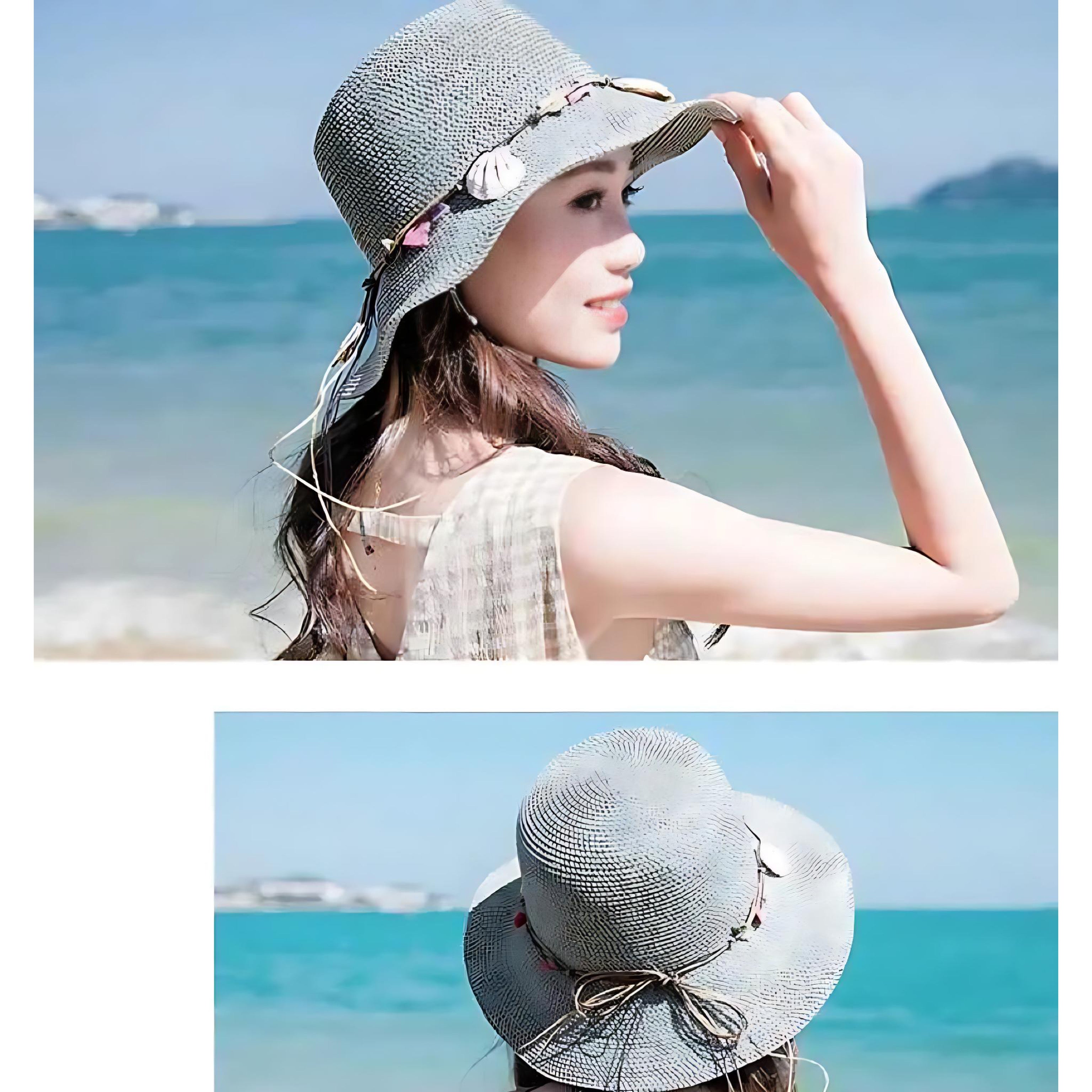 Versatile Summer Straw Hat for Women | UV Protection & Style by Wave & Hang