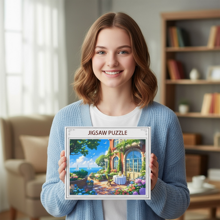 1000-Piece Ocean Room Puzzle | Relax & Unwind | Perfect Gift by Wave & Hang