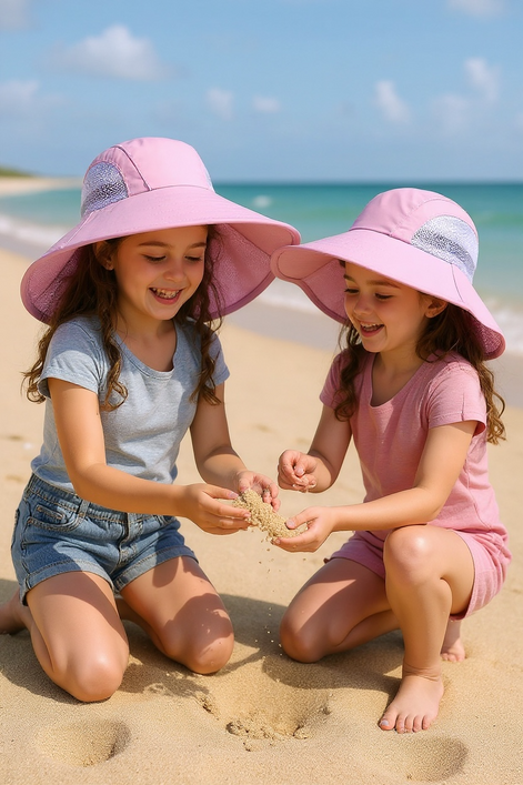 Kids UPF 50+ Sun Hat | Ultimate UV Shield for Summer Fun by Wave & Hang