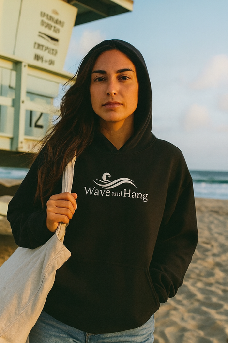 Wave and Hang Unisex Heavy Blend Hoodie | Gildan 18500 by Wave & Hang