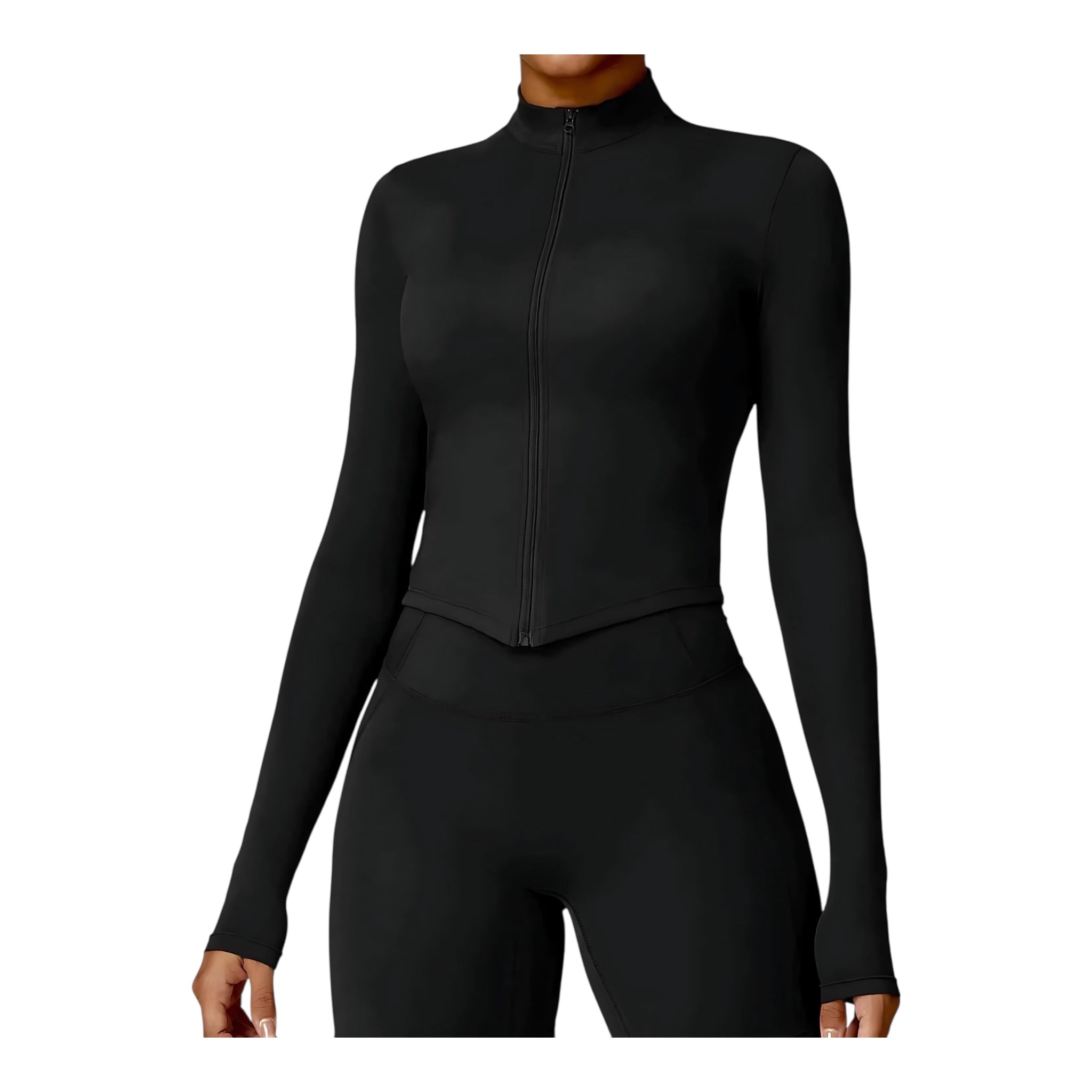 Women’s Long Sleeve Yoga Wear – Tight Fit, Breathable & Stretch by Wave & Hang