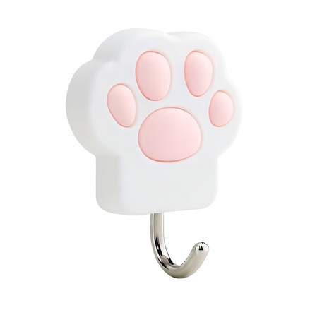 Cat Paw Wall Hook – Creative Punch-Free Towel & Key Hanger