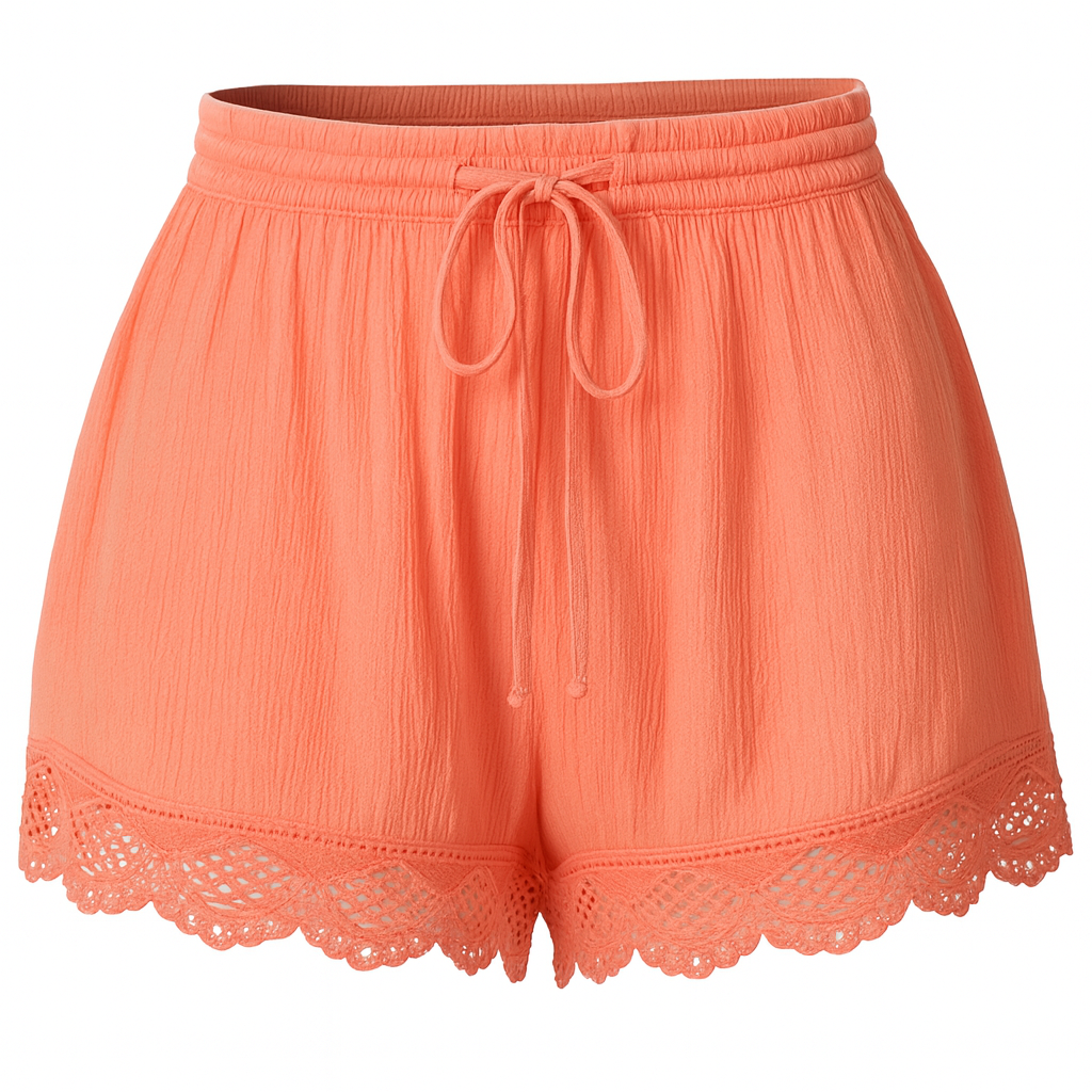 Plus Size Summer Women’s Casual Beach Shorts – Lightweight & Stylish by Wave & Hang