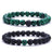 Malachite/volcanic stone