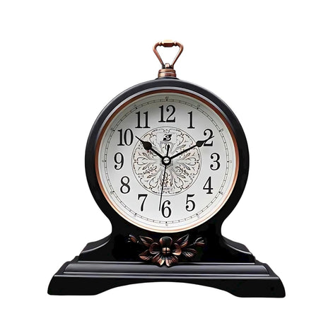 Vintage Quartz Pendulum Desk Clock | Timeless Elegance | Perfect Decor for Home by Wave & Hang