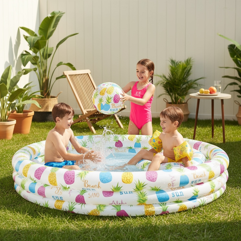 Inflatable Ocean Ball Pool for Kids – Summer Joy by FunWave by Wave & Hang