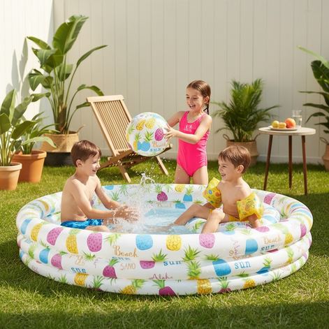 Inflatable Ocean Ball Pool for Kids – Summer Joy by FunWave by Wave & Hang