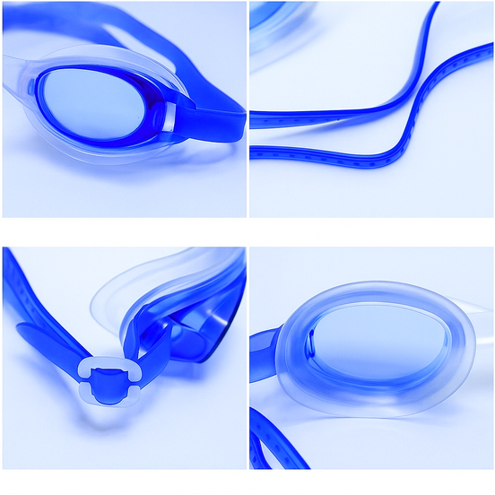 Outdoor Swimming Goggles Anti-Fog Waterproof for Water Sports by Wave & Hang