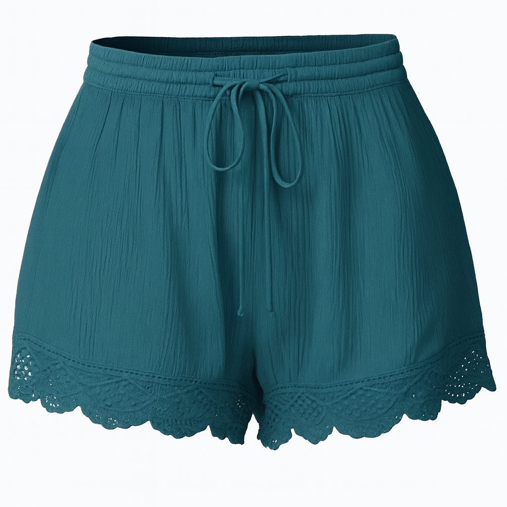 Plus Size Summer Women’s Casual Beach Shorts – Lightweight & Stylish by Wave & Hang