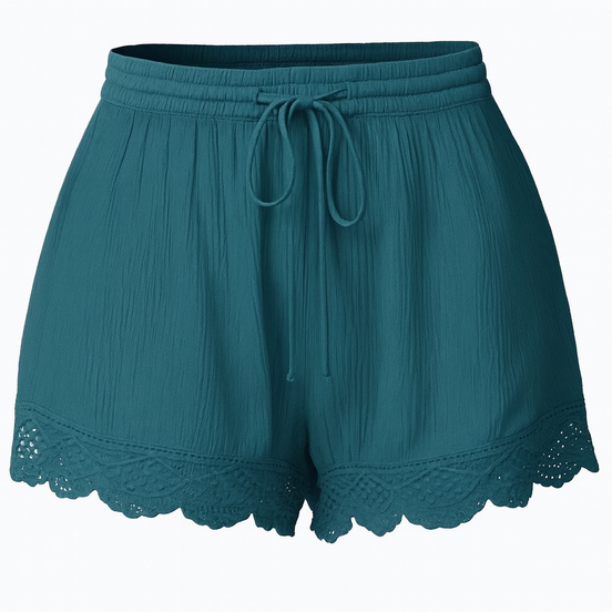 Plus Size Summer Women’s Casual Beach Shorts – Lightweight & Stylish by Wave & Hang