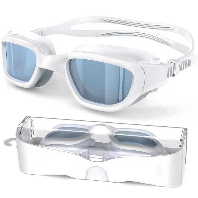 Zeligerstar Polarized Swimming Goggles Anti Fog UV Protection Panoramic Vision For Men And Women by Wave & Hang