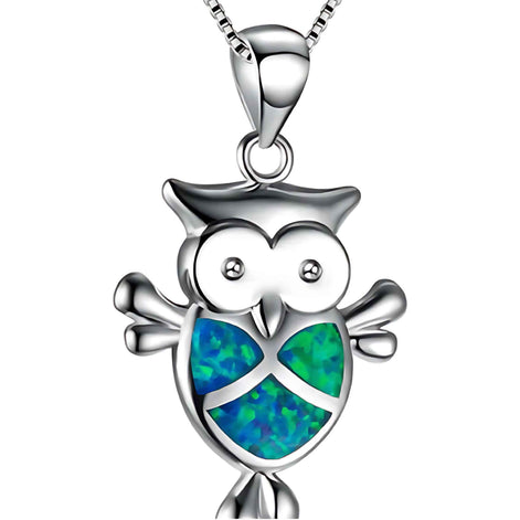 Blue Ocean Turtle Necklace – Elegant Ocean-Inspired Silver Pendant with Adjustable Chain