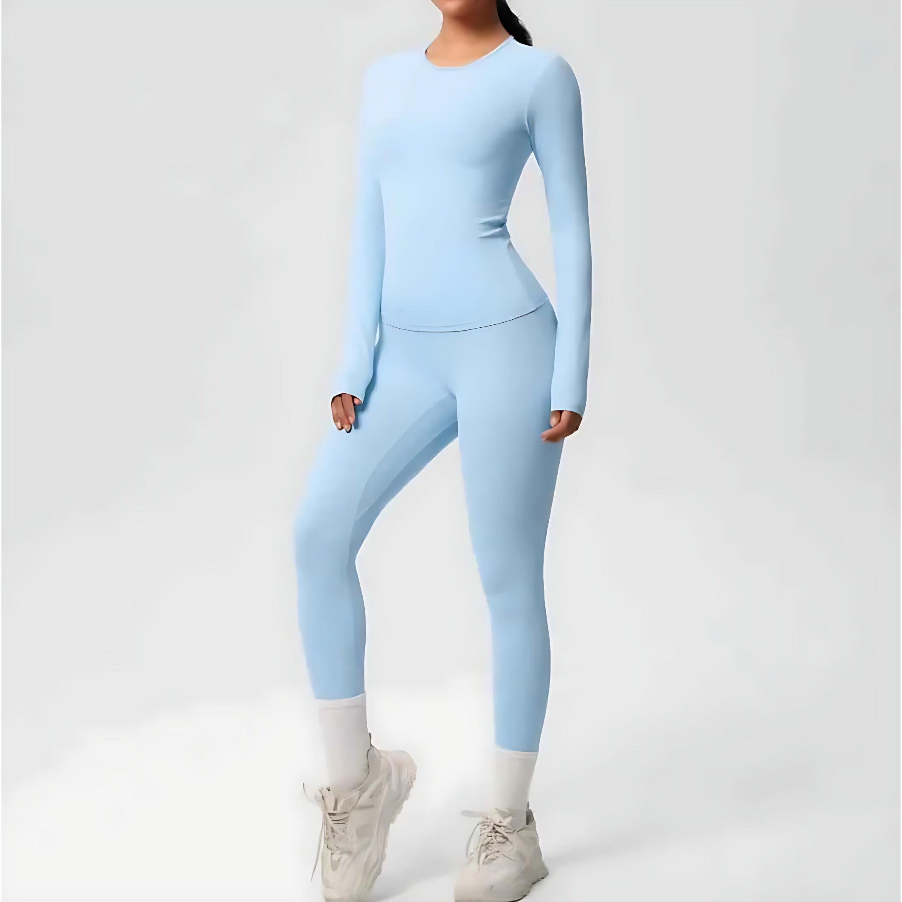 Premium Double-Sided Yoga Suit – Seamless, Stretch & Comfort by Wave & Hang