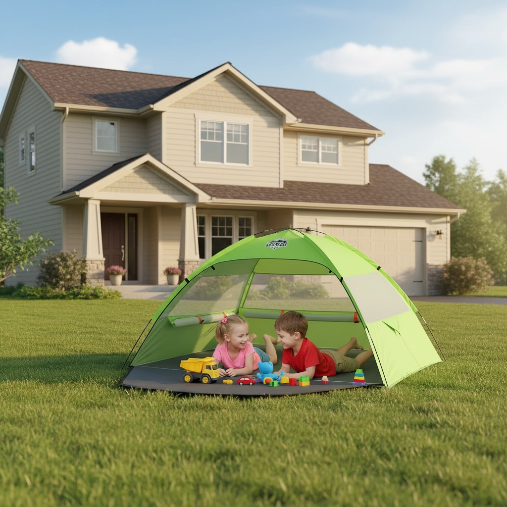 JOYIN Beach Tent – UV Protection for 2-3 People, Portable & Easy Setup