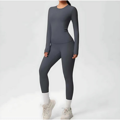 Premium Double-Sided Yoga Suit – Seamless, Stretch & Comfort by Wave & Hang