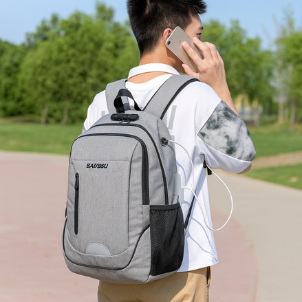 Dual Leisure Travel Laptop Backpack – Waterproof, Lightweight & Multi-Compartment by Wave & Hang