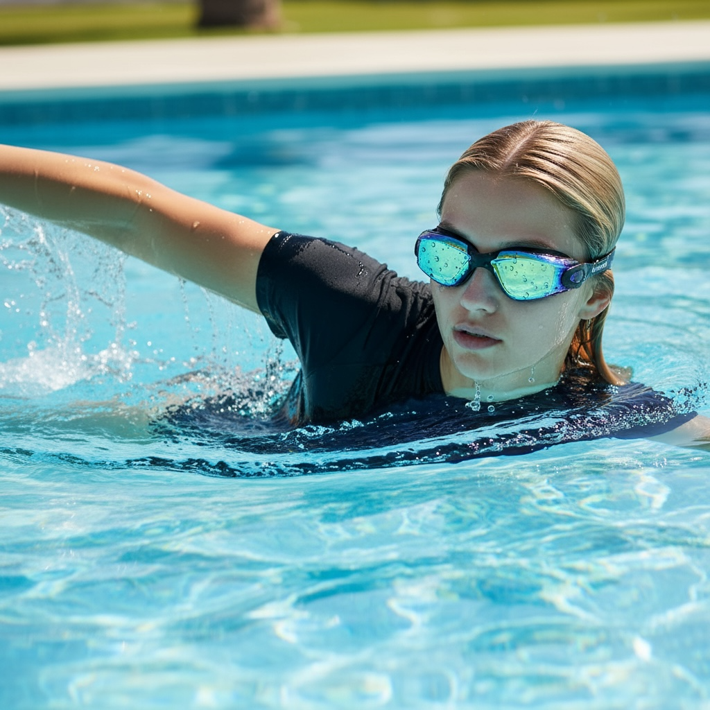 Aouloves Swim Goggles: Anti-Fog, No Leak, Clear Vision for All by Wave & Hang
